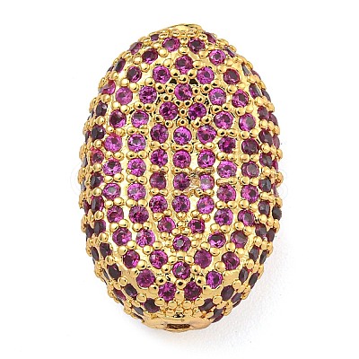 Rack Plating Brass Micro Pave Cubic Zirconia Charms KK-G513-74A-04G-1