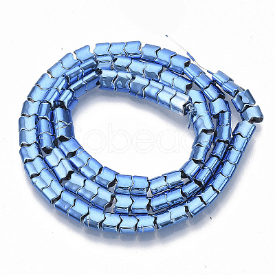 Electroplated Non-magnetic Synthetic Hematite Beads Strands G-S365-007-1