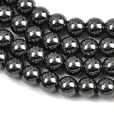 Synthetic Non-magnetic Hematite Beads Strands GG-CBAB93D-B01-5mm-1