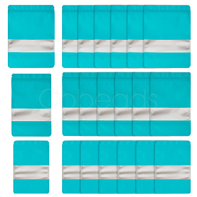 18Pcs 3 Styles PE Resealable Bags with Window OPP-TAD0001-01G-1