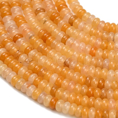 Natural Yellow Aventurine Beads Strands G-Z110-B23-2x4mm-1