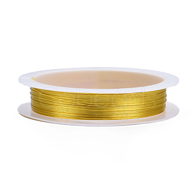 Round Copper Jewelry Wire X-CWIR-Q006-0.4mm-G-1