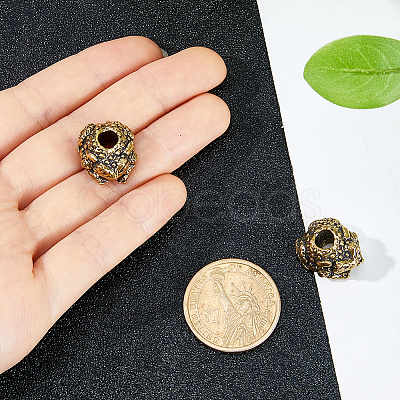 Brass European Beads KK-WH0079-196B-1