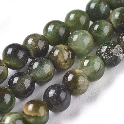 Natural Tiger Eye Beads Strands G-K301-4mm-05-1