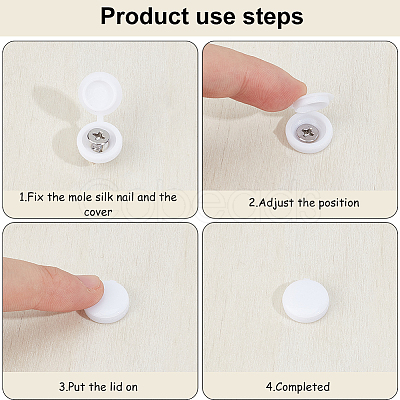 Plastic Furniture Fence Screw Hole Plug FIND-GF0006-50C-1