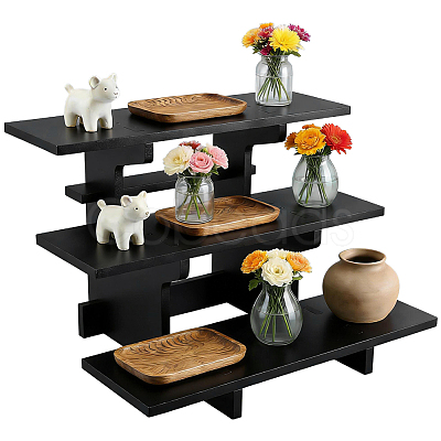 Rectangle PVC 3-Tier Gift Desktop Organizer Shelf AJEW-WH0609-952B-02-1