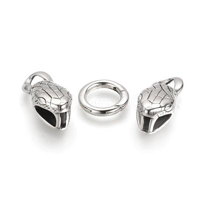 304 Stainless Steel Spring Gate Rings STAS-Q209-31-1