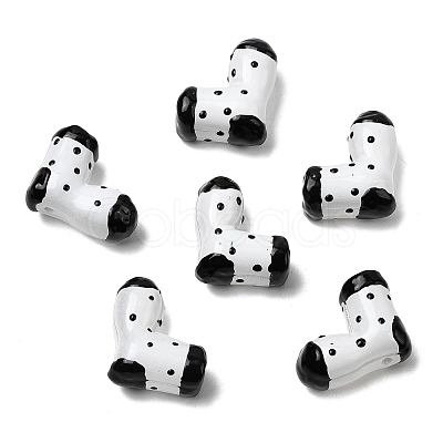 Handmade Glass Enamel Beads GLAA-K070-04H-1
