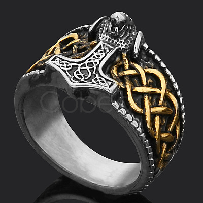 Viking 304 Stainless Steel Finger Rings for Men FS-WGB3F16-17-1