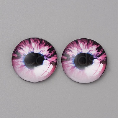Glass Cabochons LS-GLAA-WH0033-75H-09-1
