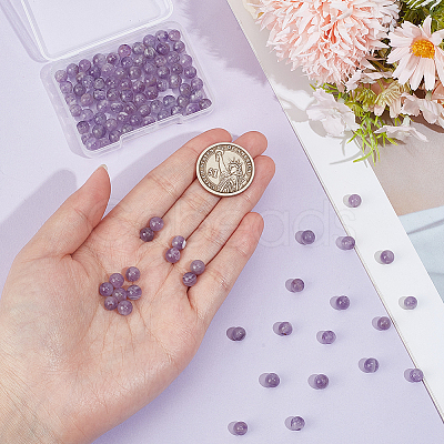 Natural Grade B Amethyst Beads G-PA0002-59B-1