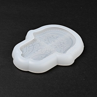 DIY Hamsa Hand Tray Plate Silicone Molds DIY-P070-E01-1