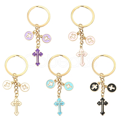 Alloy Enamel Keychain KEYC-YW00165-01-1
