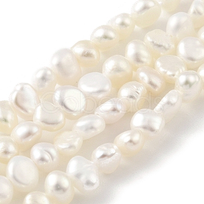 Natural Cultured Freshwater Pearl Beads Strands PEAR-A006-02E-X-1