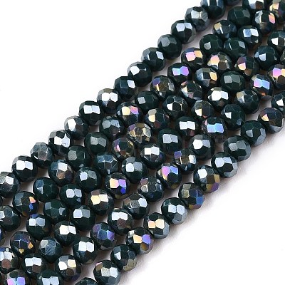 Electroplate Glass Beads Strands LS-EGLA-A044-P3mm-B12-1