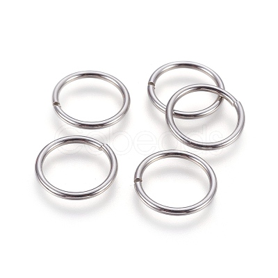 Tarnish Resistant 304 Stainless Steel Saw Cut Open Jump Rings STAS-P212-25P-07-1