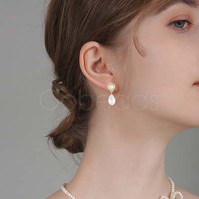 20Pcs Alloy Stud Earring Findings FIND-BBC0004-35-1