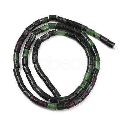 Natural Ruby in Zoisite Beads Strands G-P600-B09-01-1