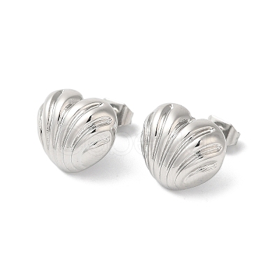 Non-Tarnish 304 Stainless Steel Stud Earrings EJEW-S230-01P-1