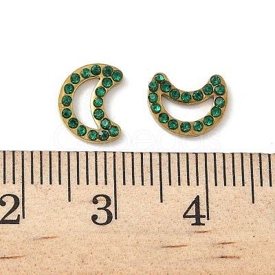 304 Stainless Steel Rhinestone Cabochons STAS-A057-04G-F01-1
