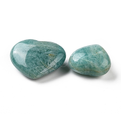 Natural Amazonite Home Heart Love Stones G-A207-08B-1
