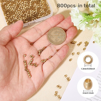 800Pcs Beass Spaacer Beads FIND-CA0009-28-1