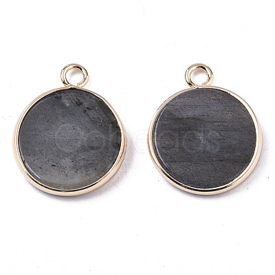 Natural Labradorite Pendants G-N326-29A-1