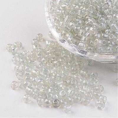 Round Glass Seed Beads X-SEED-A006-4mm-101-1