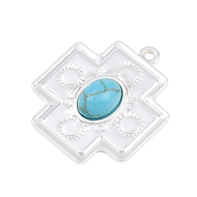 Synthetic Turquoise Pendants LS-STAS-H253-01C-S-1