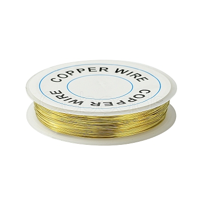 Round Copper Jewelry Wire X-CWIR-CW0.4mm-07-1