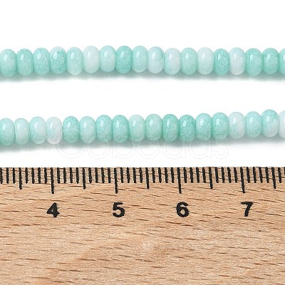 Ombre Effect Dyed Glass Beads Strands X-GLAA-C043-01J-1