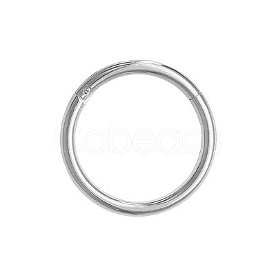 316L Surgical Stainless Steel Hoop Cartilage Earrings WGB51CA-26-1