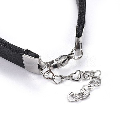 Cowhide Leather Cord Bracelets BJEW-JB04252-1
