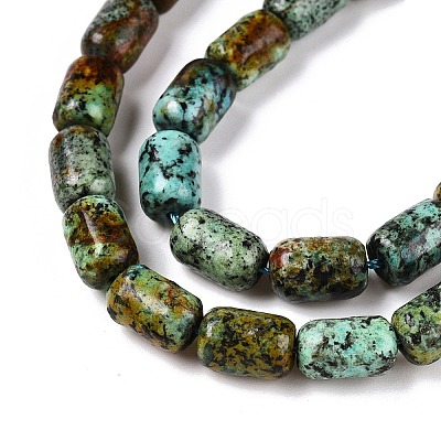 Natural African Turquoise(Jasper) Beads Strands G-G980-33B-1