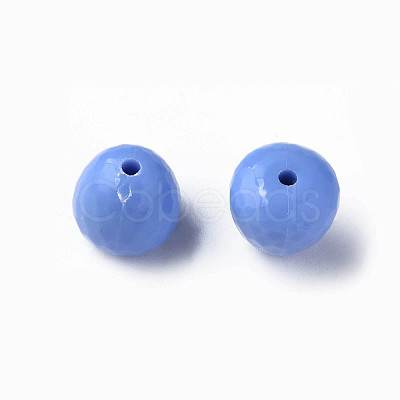 Opaque Acrylic Beads MACR-S373-10A-A02-1
