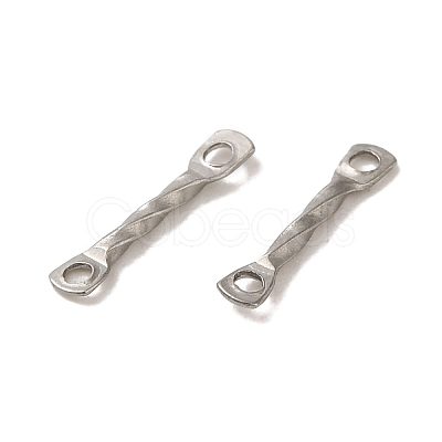 Non-Tarnish 304 Stainless Steel Connector Charms STAS-Q323-02A-P-1