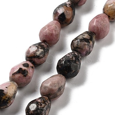 Natural Rhodonite Beads Strands G-P520-B25-01-1