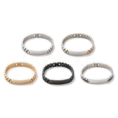 304 Stainless Steel Bracelets BJEW-I129-I-1
