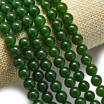 Natural Malaysia Jade Beads Strands G-L645-C01-12mm-05-1