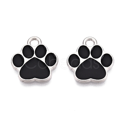 Alloy Enamel Pendants ENAM-T020-41C-RS-1
