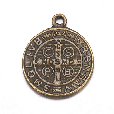 Tibetan Style Alloy Pendants TIBEB-A9489-AB-FF-1