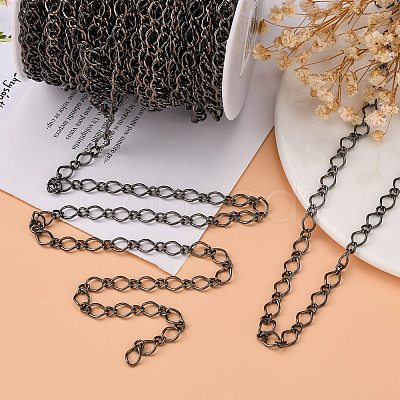 Iron Handmade Chains Figaro Chains Mother-Son Chains CHSM003Y-B-1