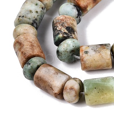 Natural Chrysocolla and Lapis Lazuli Beads Strands G-Q616-09I-1