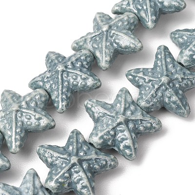 Vintage Handmade Porcelain Beads Strands PR-CBAA37B-04C-1