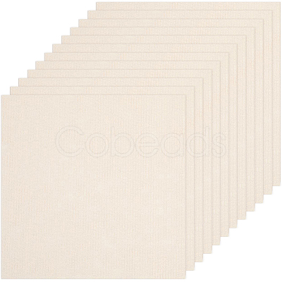 12Pcs Square Self-adhesion Polyester Carpet Tape DIY-CN0003-45A-1