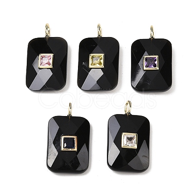Natural Obsidian Pendants G-I391-03G-12-1