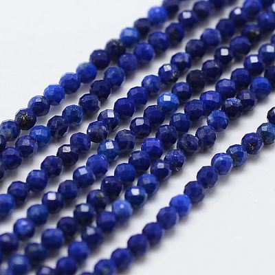 Natural Lapis Lazuli Bead Strands X-G-G663-48-4mm-1