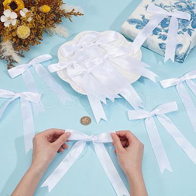 36Pcs Bowknot Polyester Ornament Accessories DIY-CN0003-69A-1