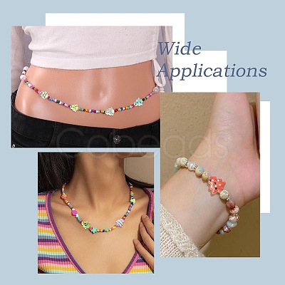 16Pcs 16 Colors Handmade Porcelain Beads PORC-CJ0001-13-1