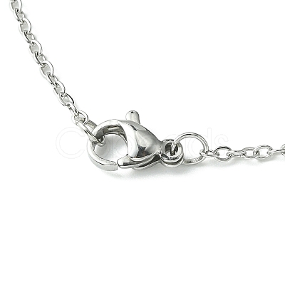 Non-Tarnish 304 Stainless Steel Pendant Necklace for Women NJEW-JN04387-1